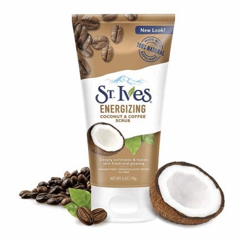 St.-Ives-Energizing-Coconut-&-Coffee-Face-Scrub-170g